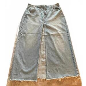 Almost Famous XL Jean Long Skirt with Slit